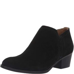 Naturalizer Zarie Booties Leather Charcoal Size 8.5 BNWOB